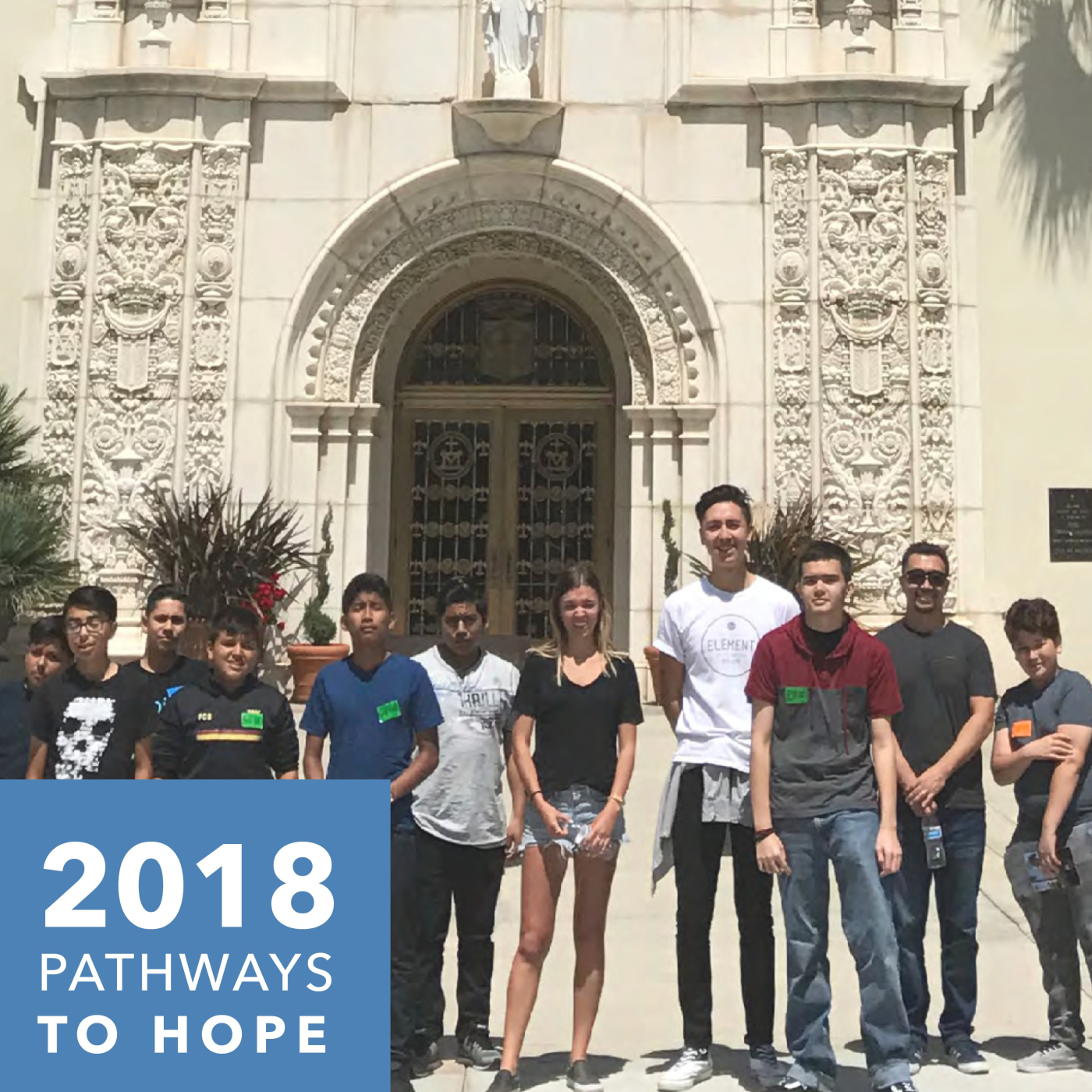 A group of participants at the University of San Diego