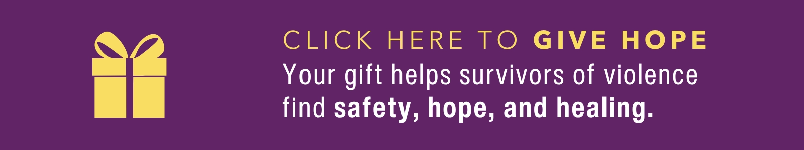 Click Here to Give Hope button