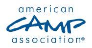 American Camping Association logo
